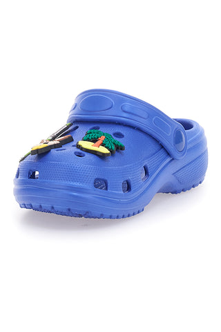 Modre sandale z odprtinami in obeski 2T2L 18512