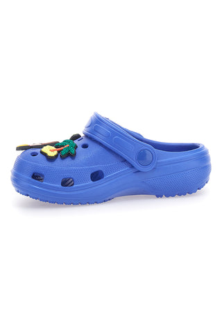 Modre sandale z odprtinami in obeski 2T2L 18512