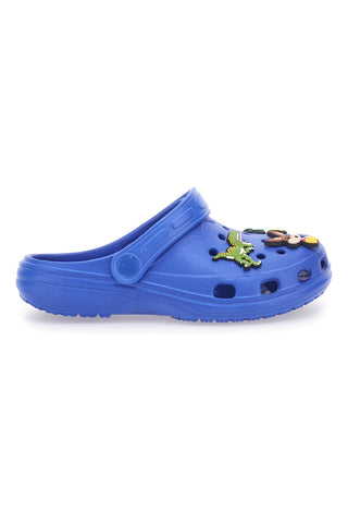 Modre natikače Clog z motivom dinozavrov 2T2L 726