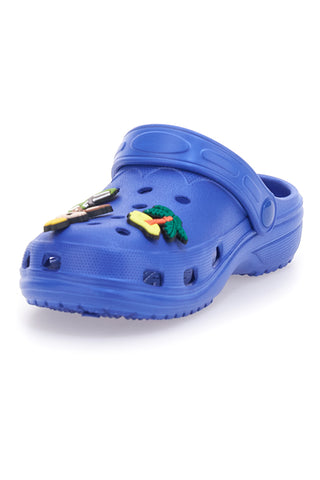 Modre natikače Clog z motivom dinozavrov 2T2L 726