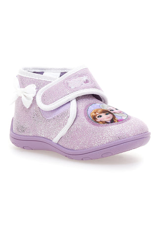 Lila copate z bleščicami in zapenjanjem na velcro Frozen D4310716T