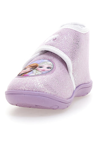 Lila copate z bleščicami in zapenjanjem na velcro Frozen D4310716T
