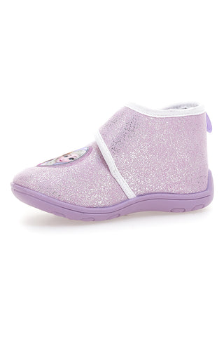 Lila copate z bleščicami in zapenjanjem na velcro Frozen D4310716T