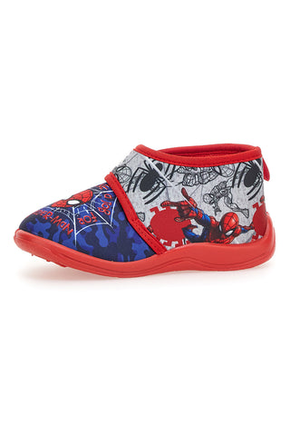 Rdeče in modre copate s potiskom Spidermana in zapenjanjem na velcro Spiderman R1310311T01