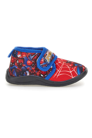 Rdeče copate s potiskom Spidermana in zapenjanjem na velcro Spiderman R1310368T02