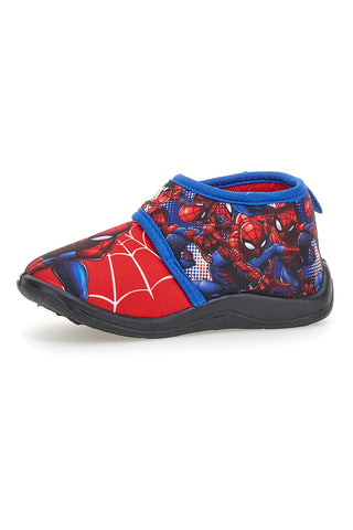 Rdeče copate s potiskom Spidermana in zapenjanjem na velcro Spiderman R1310368T02