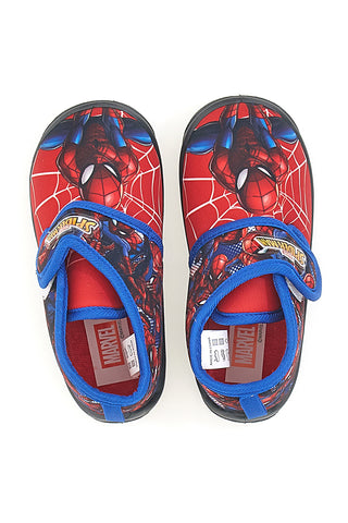 Rdeče copate s potiskom Spidermana in zapenjanjem na velcro Spiderman R1310368T02