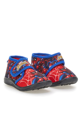 Rdeče copate s potiskom Spidermana in zapenjanjem na velcro Spiderman R1310368T02