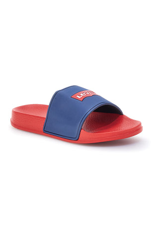 Rdeči in modri copati za bazen Levi's
