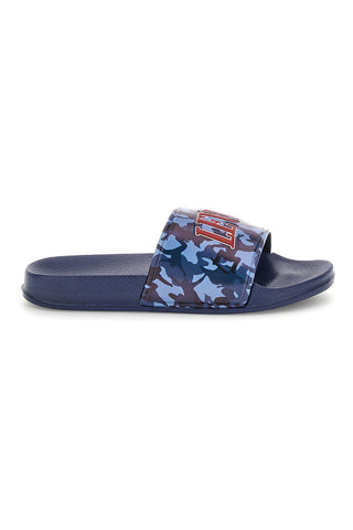 Ciabatte blu con fascia stampata Levi's VPOL0252S