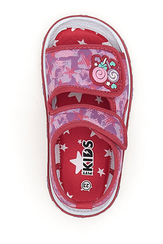 Roza sandali fancy hearts Pitt kids PK2595A