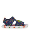 Modri sandali s pisanimi dinozavri Pitt kids PK2429A