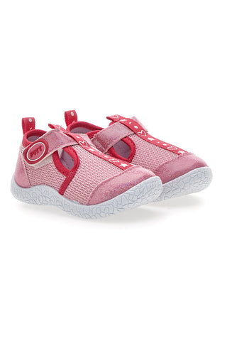 Rožnati čevlji s trakovi Pitt kids PK1100A