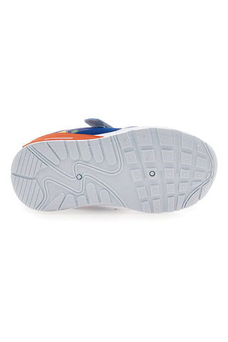 Modre in oranžne superge z vzorcem dinozavrov Pitt kids PK2380A