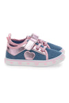 Roza in modre superge s srcem Pitt kids PK2469A