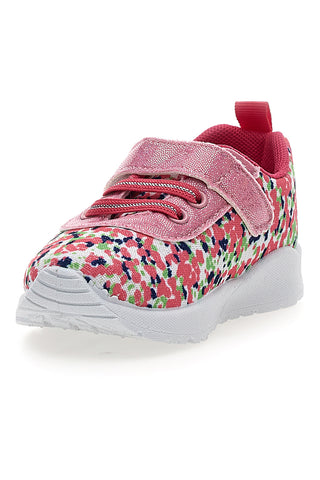 Roza večbarvne vzorčaste superge Pitt kids PK1394A