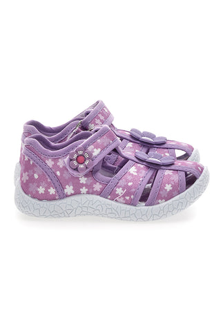 Vijolični čevlji z dvojnimi trakovi Pitt kids PK2876B