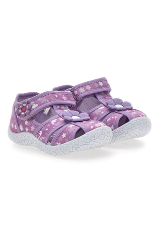 Vijolični čevlji z dvojnimi trakovi Pitt kids PK2876B