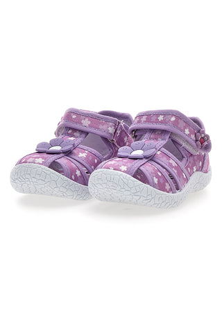 Vijolični čevlji z dvojnimi trakovi Pitt kids PK2876B