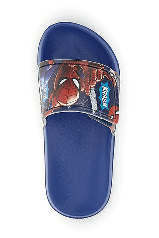 Modri copati s potiskom Spidermana R1310659S01