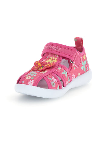 Fuksijevi sandali z naramnicami Pitt kids 0642685