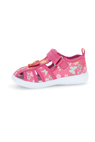 Fuksijevi sandali z naramnicami Pitt kids 0642685