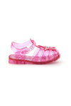 Roza prozorni sandali za plažo z zvezdico Pitt Kids 3142664