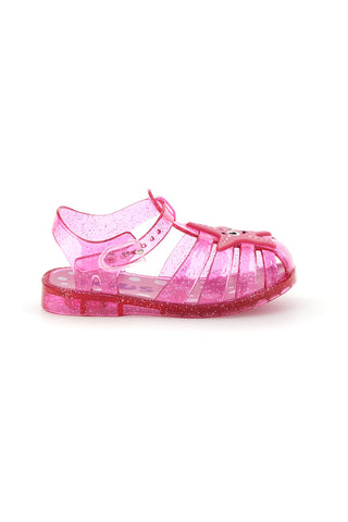 Roza prozorni sandali za plažo z zvezdico Pitt Kids 3142664