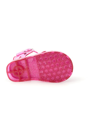 Roza prozorni sandali za plažo z zvezdico Pitt Kids 3142664