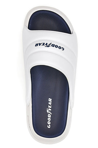 Gumijaste copate Goodyear 31001 bele