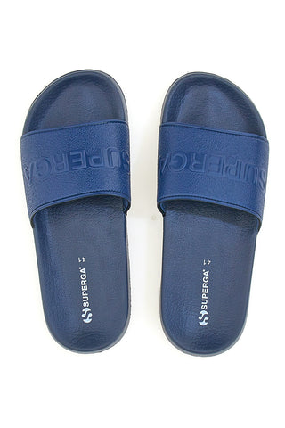 Gumijaste copate Superga 24379 Modre