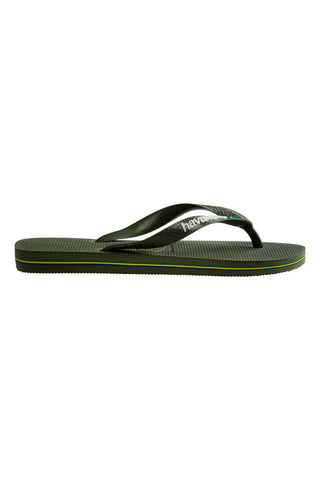 Sandalji Havaianas Brasil Logo Verdi