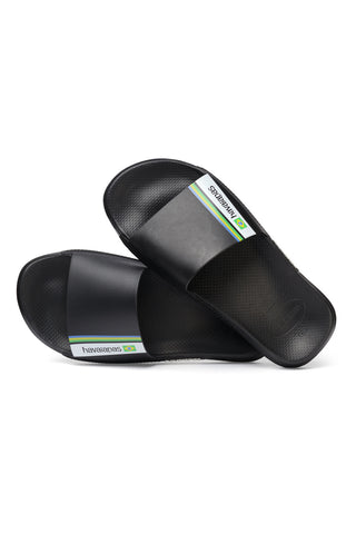 Gumijaste natikače Havaianas Surf FC črne