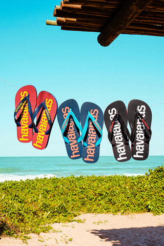 Papudlji Havaianas Top Logomania Navy