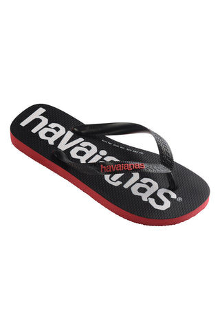 Papudlji Havaianas Top Logomania Black