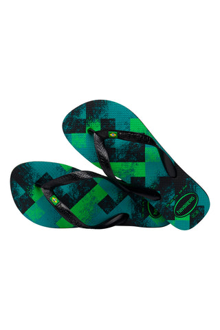 Sandalji Havaianas Brasil Fresh Zelene