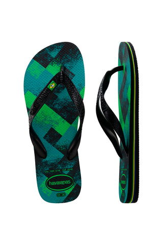 Sandalji Havaianas Brasil Fresh Zelene