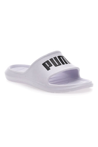 Bele gumijaste copate Puma Divecat V2 Lite