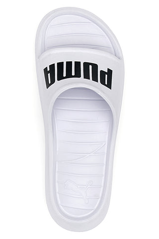 Bele gumijaste copate Puma Divecat V2 Lite
