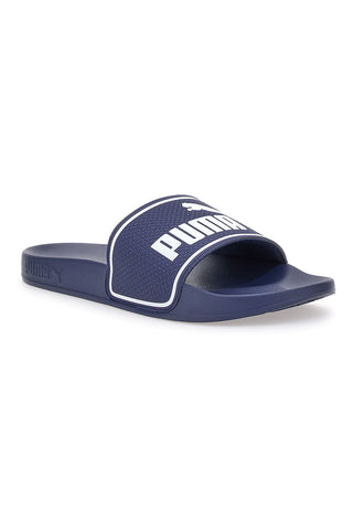 Modre gumijaste copate z logotipom Puma Leadcat 2.0