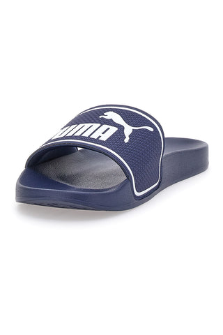 Modre gumijaste copate z logotipom Puma Leadcat 2.0