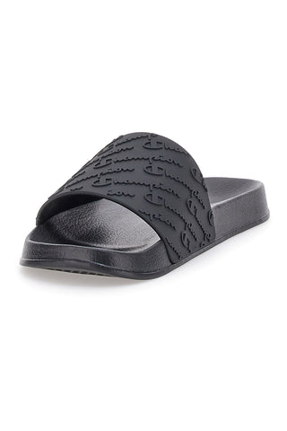 Črne natikače Champion Antony Box Slide