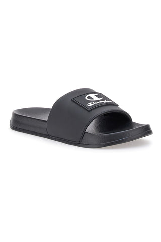 Črne natikače z pasom Champion Arubo Box Slide
