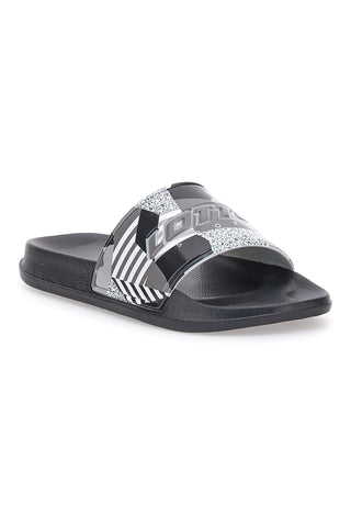 Gumijaste copate za moške Lotto Oceania Camo II Slide črne