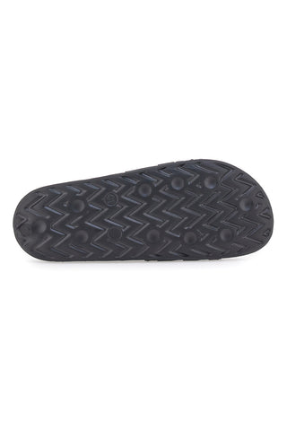 Črne gumijaste copate Superga 24456