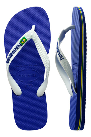Modre japonke Havaianas Brasil Logo
