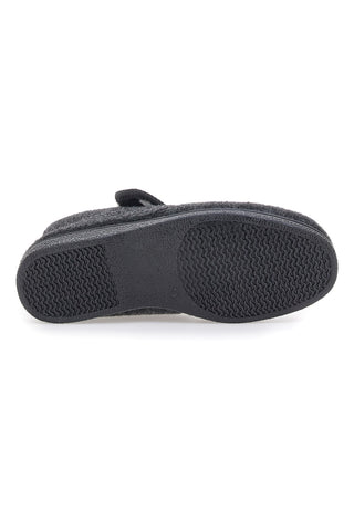 Črne zaprte copate JERPOINT CA247