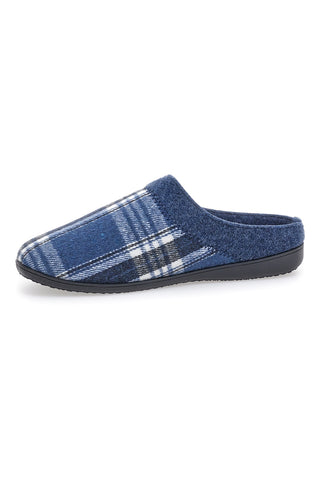 Modre copate s škotskim vzorcem SUPERGA 95394