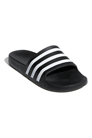 Črne natikače z belimi detajli Adidas Adilette Aqua
