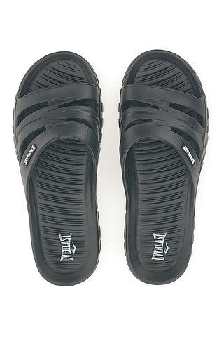 Črne copate z logotipom EVERLAST EV064